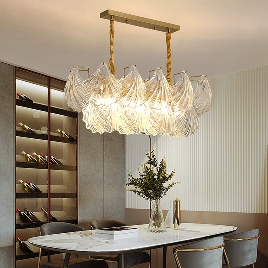 Люстра подвесная, медь, стекло, GUNDUZ 88*38, металл, Е14.