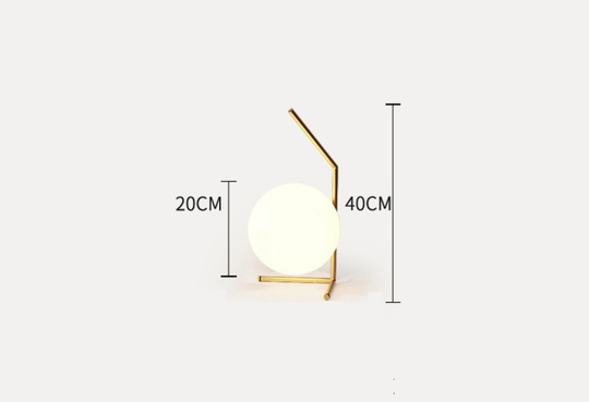 Прикроватная лампа золото CODDA, E27*1, MAI HE MAI