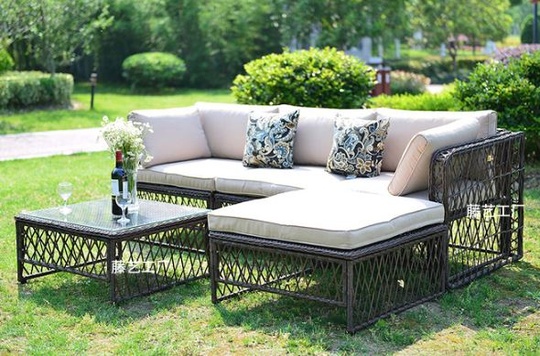 Диван из ротанга Caryh