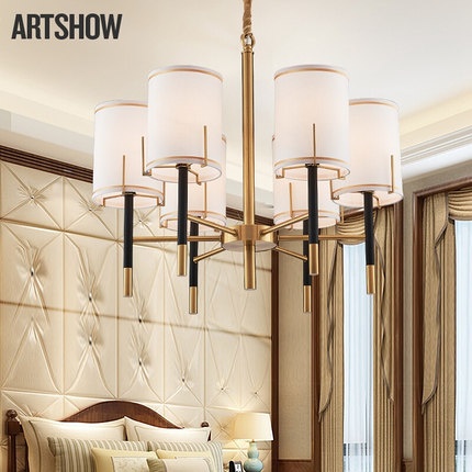 Дизайнерские светильник белый 65*60 см, без источника света, E14, железо, ткань, китай