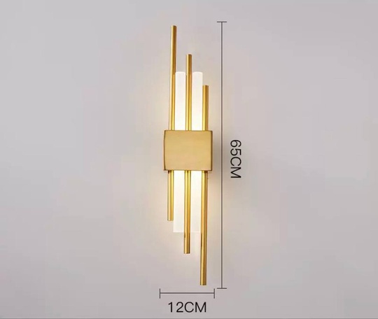 Настенный светильник медный CLAY, Бра 12*65, металл, LED.