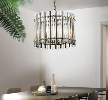 Дизайнерский светильник медный Elliqra, 24*35 см, led, E14, медь, хрусталь