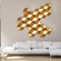 Настенный светильник Sconce, 92*78 см, золотой, LED