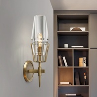 Настенный светильник бронза SAMMY, Бра 12*41, медь, LED.