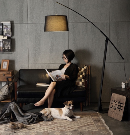 Напольный светильник черный Odeon Light, E27, 10 Вт