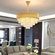 Люстра подвесная, золотой, стекло, ELEGANCE 55*38, металл, E14.