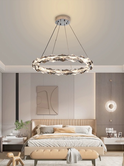 Люстра подвесная, медный, кристалл, AYSE 40*60, металл, LED.
