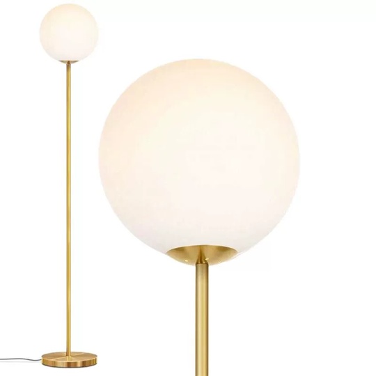 Торшер золото Elvoryn, 25*25*160 см, светодиодный, Е27, металл, 15 Вт