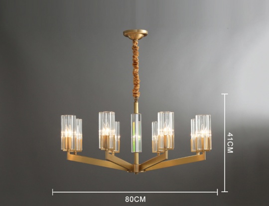 Подвесной светильник MAI HE MAI медный. 80*41 см. Ledro - топ светильник, E14, 40 Вт
