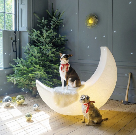 Торшер белый луна Mymoon, 150*120 см, LED, PE, 18 W