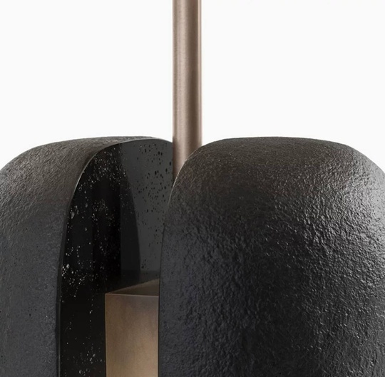 Настольная лампа NICOLA 35*55, бронза, смола