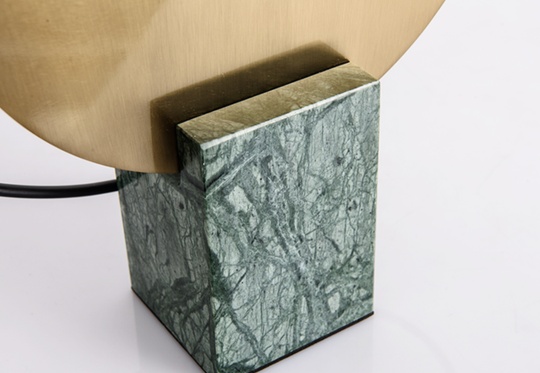 Лампа настольная золото Nordic Mangle, 41*47 см, LED, металл