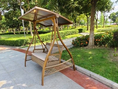 Качели садовые из ротанга Anfei