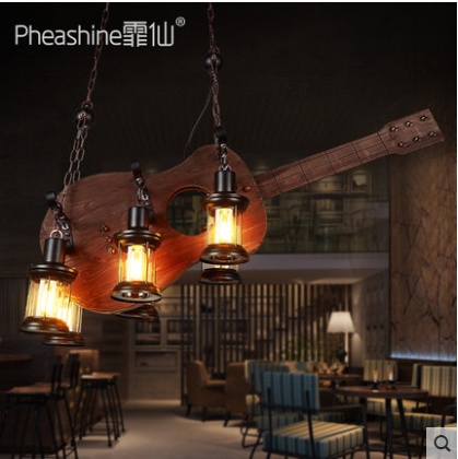 Дизайнерский светильник e14 дерево, стекло, led, 107*55 см, потолочный