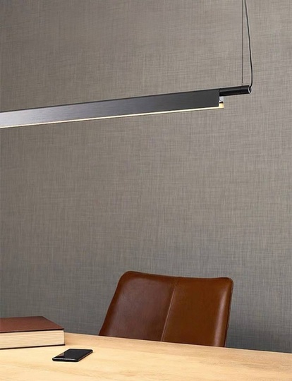 Люстра черная Vantor, металл, 160*200 см, светодиодная, led