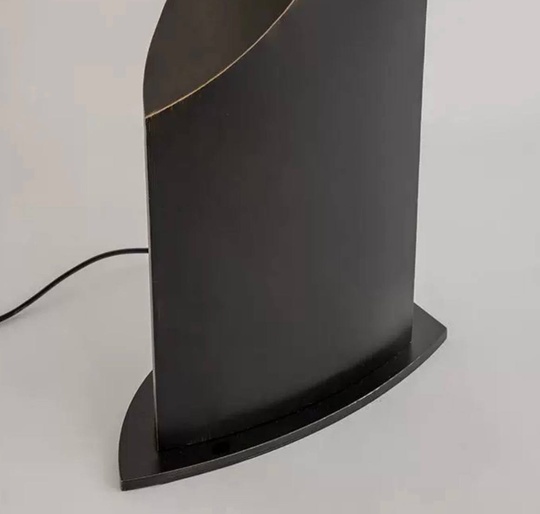 Настольная лампа STEM 13*52, черная, металл