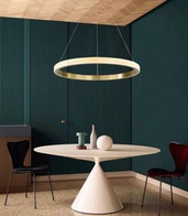 Люстра подвесная, медь, ПММА, NATA 60*100 металл, LED.