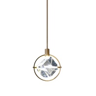 Подвесной светильник MAI HE MAI медный кристалл, 20*24,5 см. CRYSTAL HALO - медный светильник, LED, 5 Вт