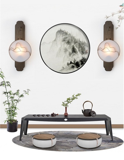 Настенный светильник тёмная бронза, 58 см * 25 см. топ бра - Landscape., LED, 20 Вт