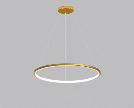 Люстра подвесная, медь, ПММА, WILLOW 40*2 металл, LED.