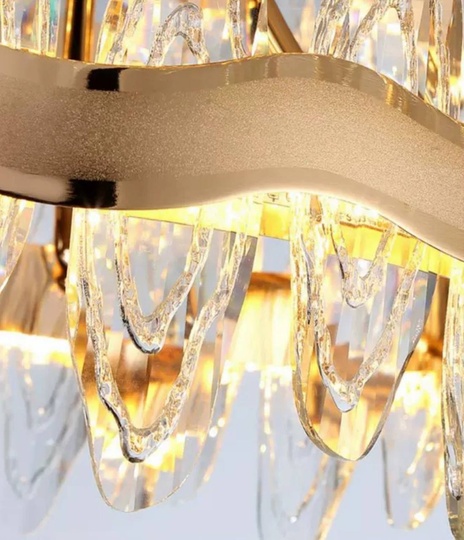 Подвесной светильник MEHMED 85*30, золотой, стекло, LED.