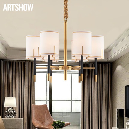 Дизайнерские светильник белый 65*60 см, без источника света, E14, железо, ткань, китай