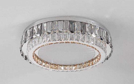 Потолочный светильник, золото, кристалл, LINA 60*16 металл, LED.