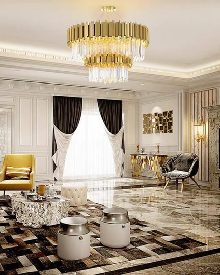 Люстра подвесная, медный, кристалл, DOTTY 75*58, металл, E14.