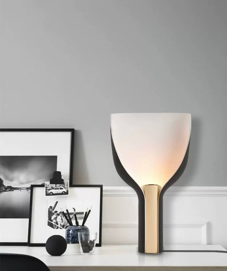 Настольная лампа XILU 22*34, смола, черный, белый