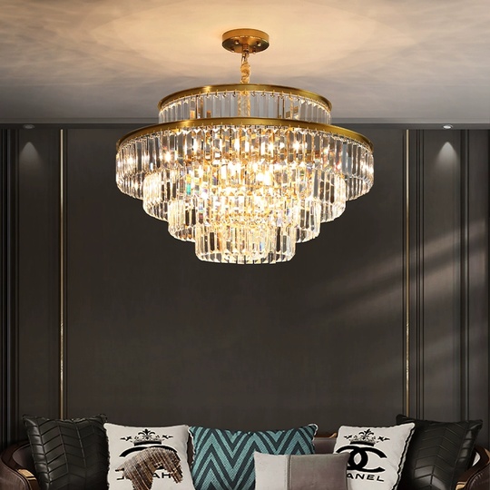 Люстра подвесная, золотой, стекло, AYAL 120*55, металл, E14.