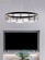 Люстра подвесная, черный, ПММА, MANUEL 100*20 металл, LED.