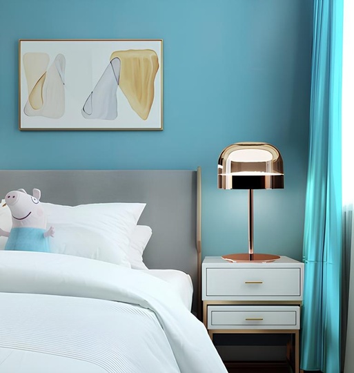 Настольная лампа Equatore, 42.5*24 см, розовая