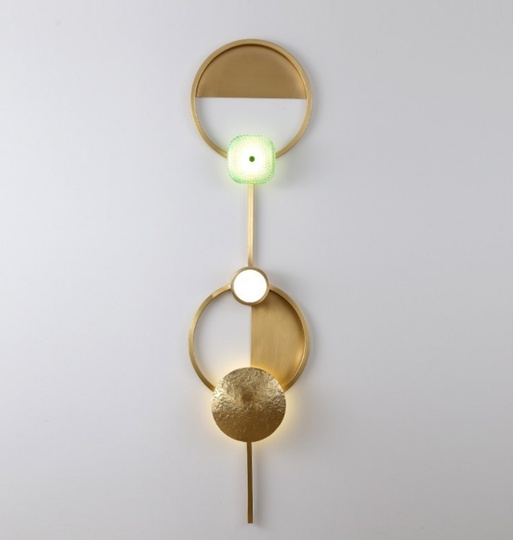 Настенный светильник MAI HE MAI бронза, 97*25 см. TOP BRASS PILL - cветильник настенный бра, LED, 12 Вт