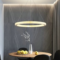 Люстра подвесная, медь, ПММА, SIMBA 40*4 металл, LED.