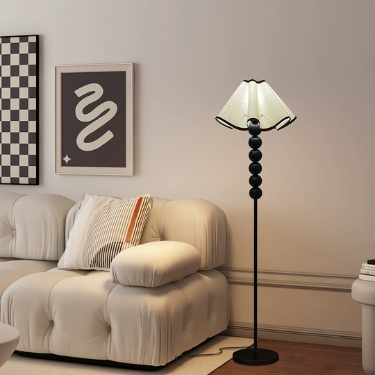 Торшер черный Alvorem, 25*25*160 см, LED, Е27, металл, 10 Вт