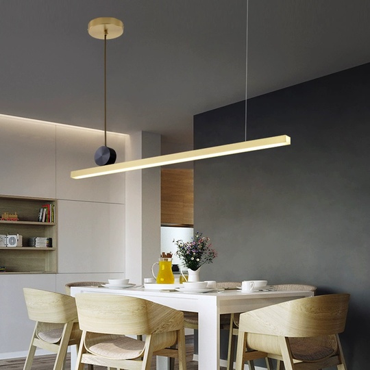 Подвесной светильник, бронза,  DERIN 88*13, ПММА, металл, LED.