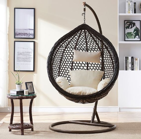 Подвесное кресло из ротанга Shang Xin Ge