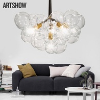 Дизайнерский светильник белый Elarix, 50*60 см, лампа накаливания, железо, стекло