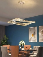 Люстра подвесная, бронза, хрусталь, NOAH 58*52 металл, LED