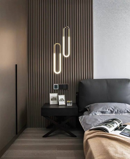 Светильник подвесной, бронзовый, Eldrisign, металл, 14*60 см, светодиодная, LED