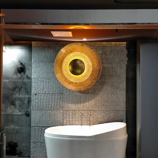 Настенный светильник, Бра, JESSE 35*35 золото, металл, LED.