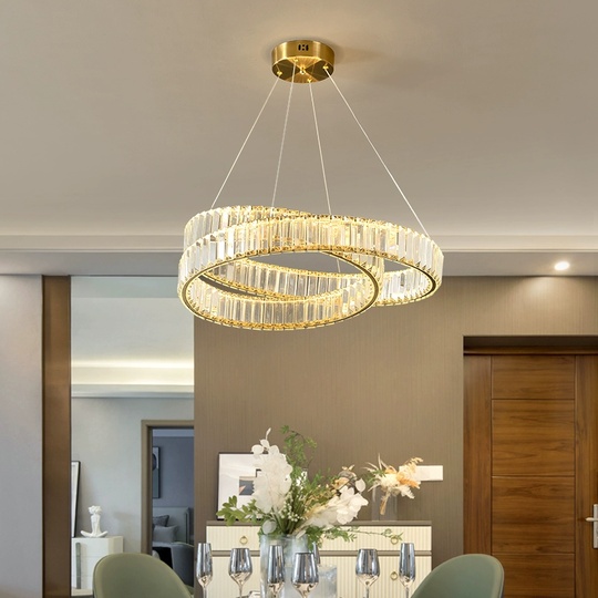 Люстра подвесная, медный, кристалл, AYSEL 100*20, металл, LED.