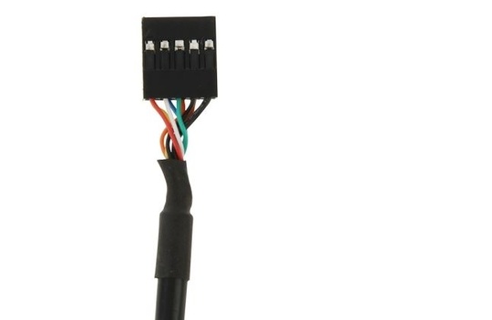 Кабель 2USB A- USB 2.0 10-pin M (0.5 м)