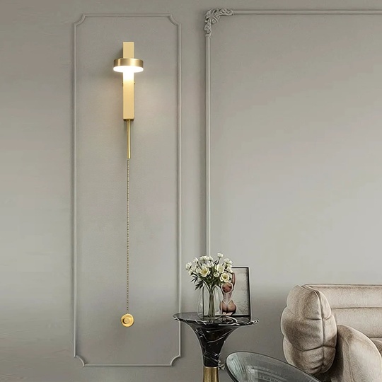 Настенный светильник медь LOPPA, Бра, 45*80, металл, LED.