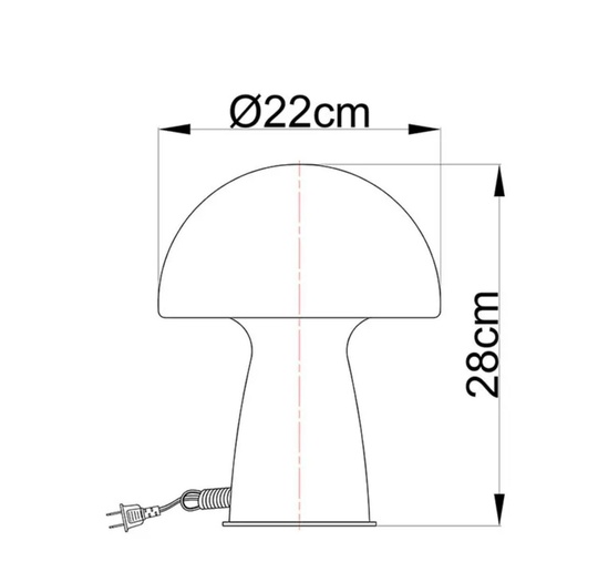 Настольная лампа BERSA 22*28, белый, стекло