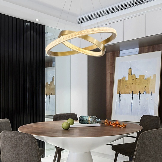 Люстра подвесная, медь, ПММА, MAUI 40*60 металл, LED.