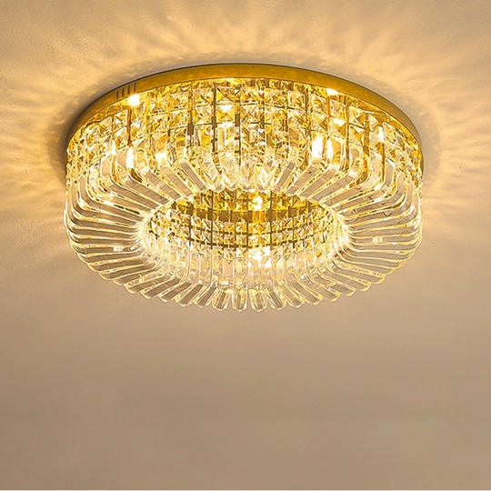 Люстра подвесная, золотой, кристалл, SOPHISTICATED 40*18, металл, LED.