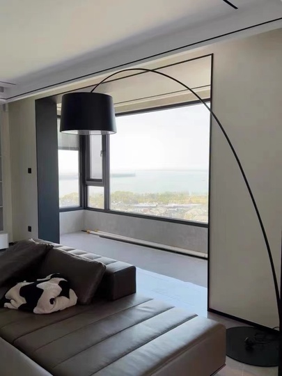 Торшер черный Ellivra, 200*220 см, LED, Е27*3, металл, 24 Вт