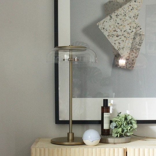 Настольная лампа MARABI 23*41,  бронза, металл.