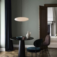 Светильник белый, Epivora, металл, стекло, 50*54 см, Е27